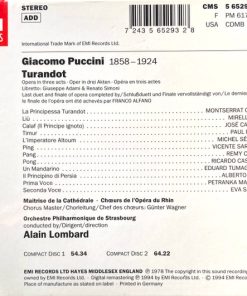 Puccini* - Caballé*, Freni*, Carreras*, Chœur de L'Opéra Du Rhin*, Orchestre Philharmonique De Strasbourg, Alain Lombard-1