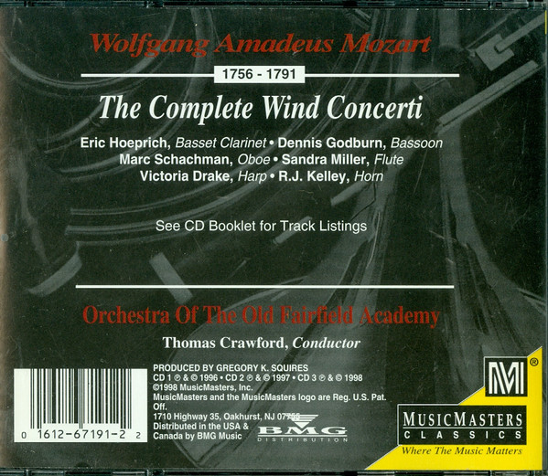 Mozart*, Orchestra Of The Old Fairfield Academy, Thomas Crawford (3)-1
