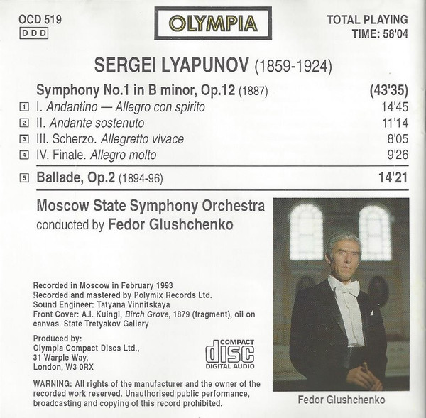 Sergei Lyapunov – Moscow State Symphony Orchestra, Fedor Glushchenko*-2