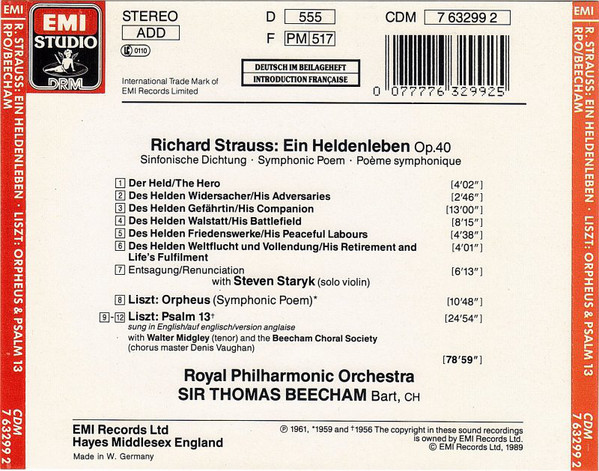Richard Strauss, Sir Thomas Beecham, Royal Philharmonic Orchestra-1