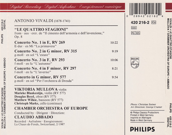 Vivaldi*, Viktoria Mullova, Chamber Orchestra of Europe*, Claudio Abbado-1