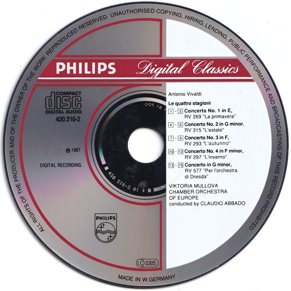 Vivaldi*, Viktoria Mullova, Chamber Orchestra of Europe*, Claudio Abbado-2