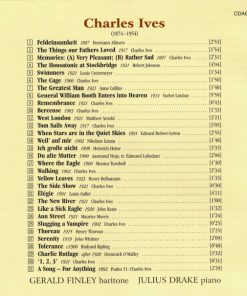 Charles Ives, Gerald Finley, Julius Drake-1