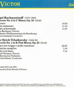 Rachmaninoff*, Gina Bachauer / Tchaikovsky*, Pascal Devoyon-1