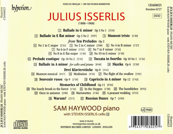 Julius Isserlis, Sam Haywood With Steven Isserlis-1