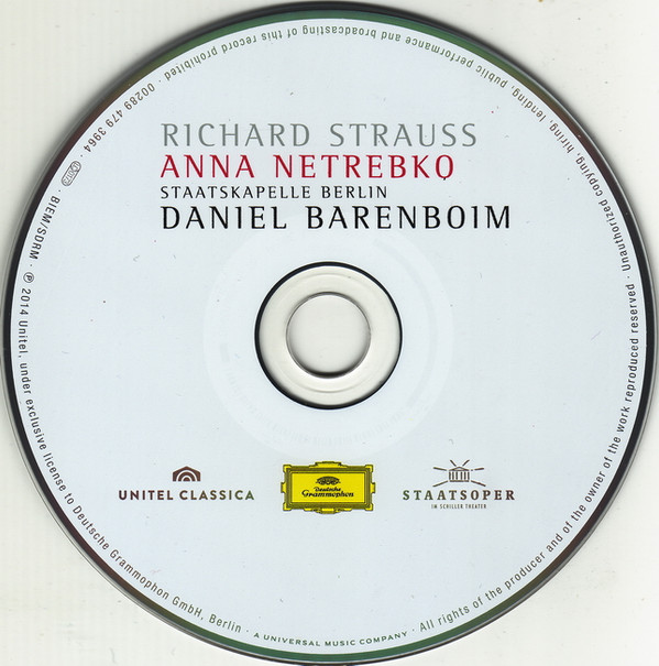Richard Strauss, Anna Netrebko, Staatskapelle Berlin, Daniel Barenboim-2