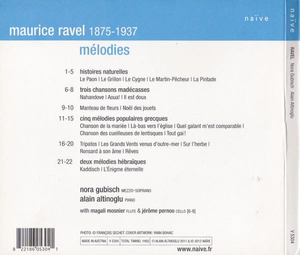 Maurice Ravel, Nora Gubisch, Alain Altinoglu-1
