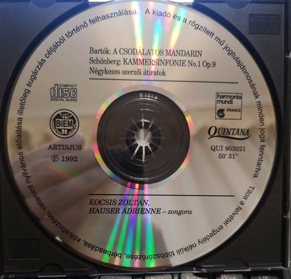 Béla Bartók, Arnold Schoenberg-2