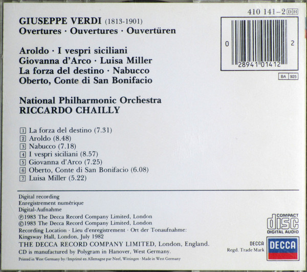 Verdi*, Riccardo Chailly, National Philharmonic Orchestra-1