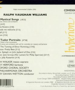 Vaughan Williams* / Sarah Walker (2) • Henry Herford • Guildford Choral Society • Philharmonia Orchestra • Hilary Davan Wetton-1