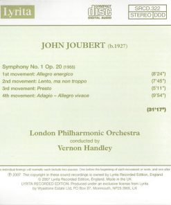 John Joubert / London Philharmonic Orchestra, Vernon Handley-1