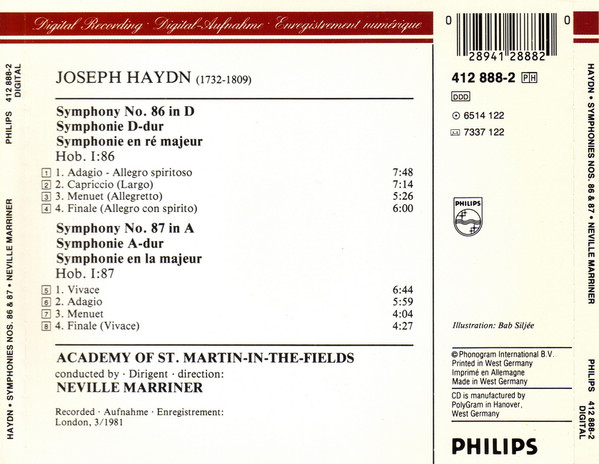 Haydn*, Academy Of St. Martin-in-the-Fields*, Neville Marriner*-1