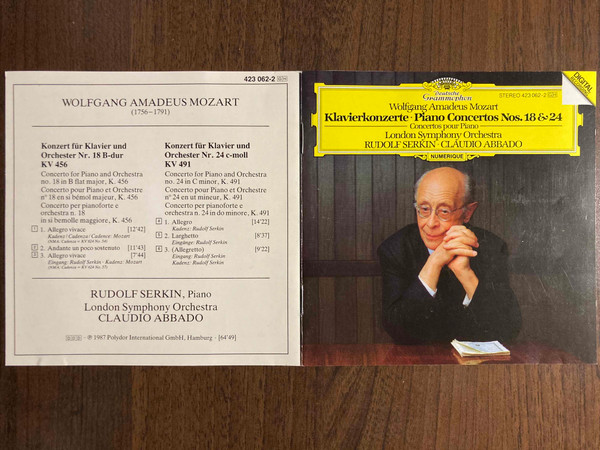 Wolfgang Amadeus Mozart, London Symphony Orchestra, Rudolf Serkin, Claudio Abbado-3