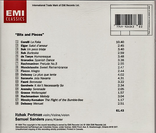Itzhak Perlman, Samuel Sanders (2)-1