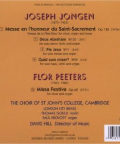 Joseph Jongen, Flor Peeters, The Choir Of St. John's College Cambridge*, London City Brass*, David Hill-1