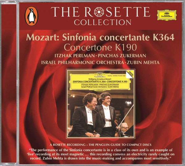 Wolfgang Amadeus Mozart / Itzhak Perlman / Pinchas Zukerman / Israel Philharmonic Orchestra / Zubin Mehta-0