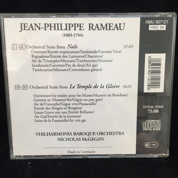 Rameau*, Nicholas McGegan, Philharmonia Baroque Orchestra-1