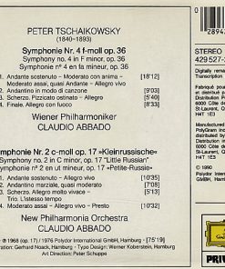 Peter Ilyich Tchaikovsky* - Wiener Philharmoniker, New Philharmonia Orchestra, Claudio Abbado-1
