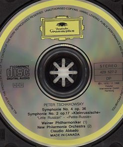 Peter Ilyich Tchaikovsky* - Wiener Philharmoniker, New Philharmonia Orchestra, Claudio Abbado-2