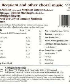 Fauré* - The Cambridge Singers, Members Of The City Of London Sinfonia* Directed By John Rutter-2