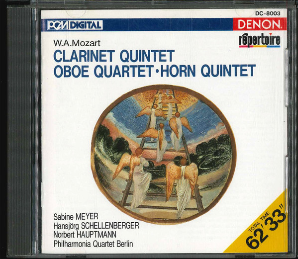 W. A. Mozart* - Sabine Meyer, Hansjörg Schellenberger, Norbert Hauptmann, Philharmonia Quartet Berlin*-0