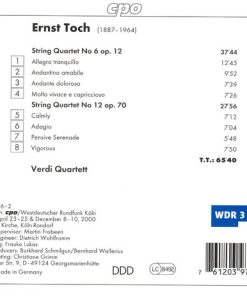 Ernst Toch - Verdi Quartett-1