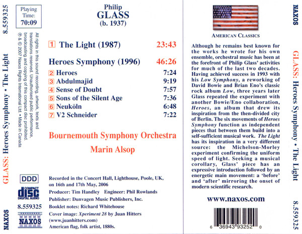 Bournemouth Symphony Orchestra, Marin Alsop - Philip Glass-1