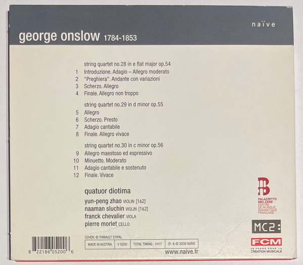 Onslow* – Quatuor Diotima-1