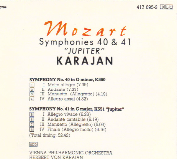 Mozart*, Karajan*-1