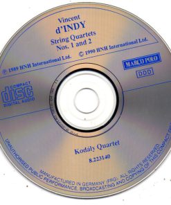 Vincent d'Indy, Kodály Quartet-2