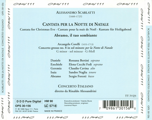 Alessandro Scarlatti / Concerto Italiano, Rinaldo Alessandrini-2