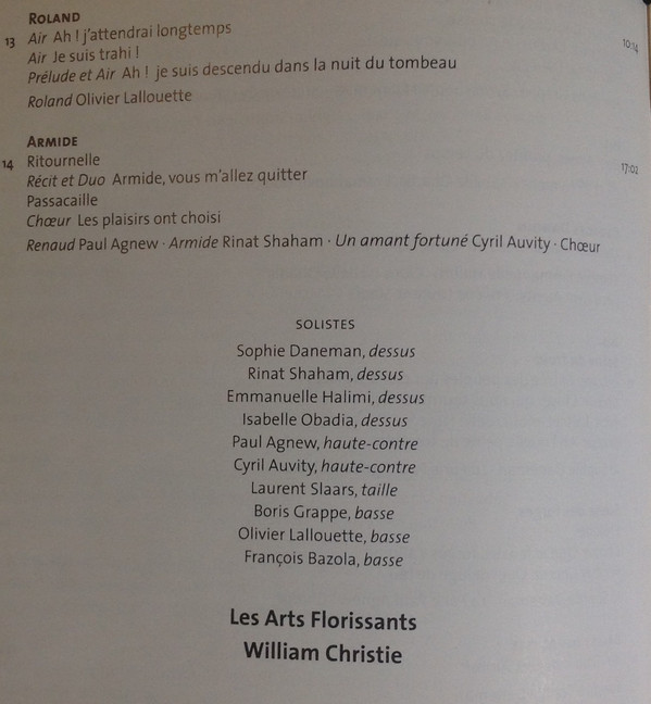 Lully*, William Christie, Les Arts Florissants-3