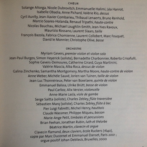Lully*, William Christie, Les Arts Florissants-4