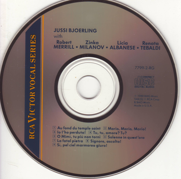 Jussi Bjoerling* with Robert Merrill, Zinka Milanov, Licia Albanese, Renata Tebaldi-3
