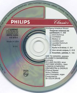 Mozart* - Kiri Te Kanawa, London Symphony Orchestra & Chorus*, Sir Colin Davis-2