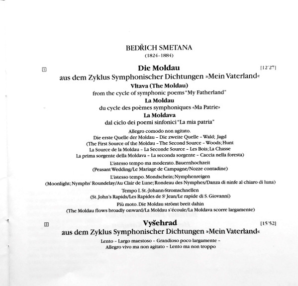 Liszt*, Smetana*, Berliner Philharmoniker, Herbert von Karajan-3