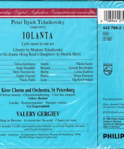 Tchaikovsky* - Gorchakova* · Grigorian* · Hvorostovsky* · Kirov Opera* & Orchestra Mariinsky Theatre, St Petersburg* · Valery Gergiev-1