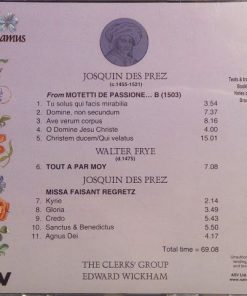 Josquin Des Prez* - The Clerks' Group, Edward Wickham-1