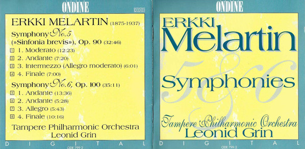 Erkki Melartin – Tampere Philharmonic Orchestra, Leonid Grin-3