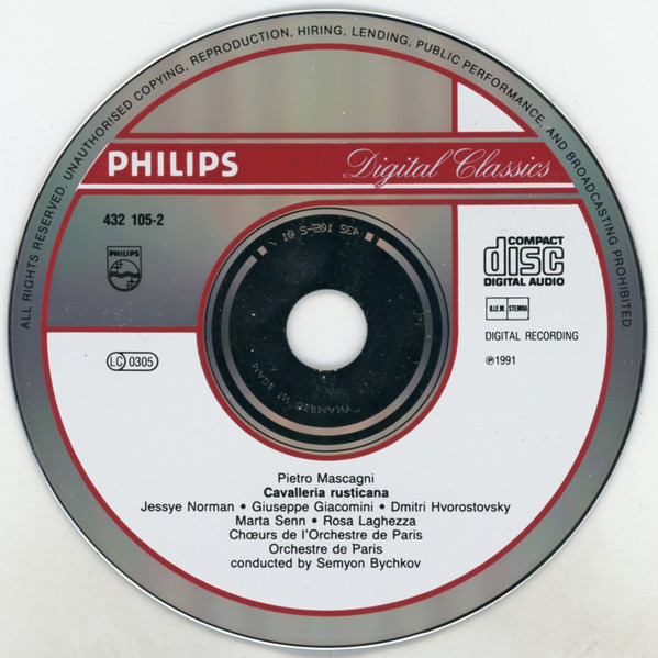 Mascagni*, Jessye Norman, Giuseppe Giacomini, Dmitri Hvorostovsky, Orchestre De Paris, Semyon Bychkov-3