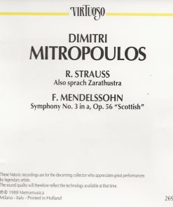 Dimitri Mitropoulos, R. Strauss*, F. Mendelssohn*-2
