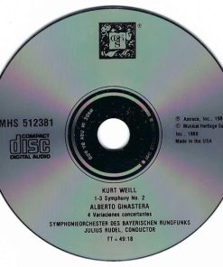 Kurt Weill, Alberto Ginastera – Symphonieorchester Des Bayerischen Rundfunks*, Julius Rudel-2
