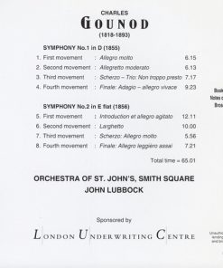 Charles Gounod, Orchestra Of St. John's, Smith Square*, John Lubbock-1