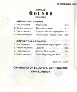 Charles Gounod, Orchestra Of St. John's, Smith Square*, John Lubbock-4