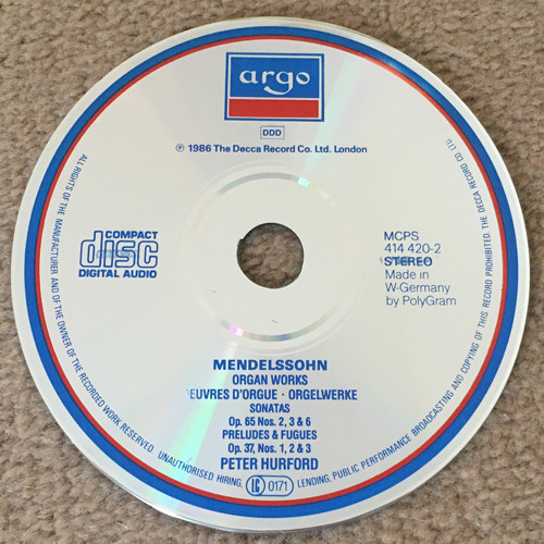 Mendelssohn*, Peter Hurford-2
