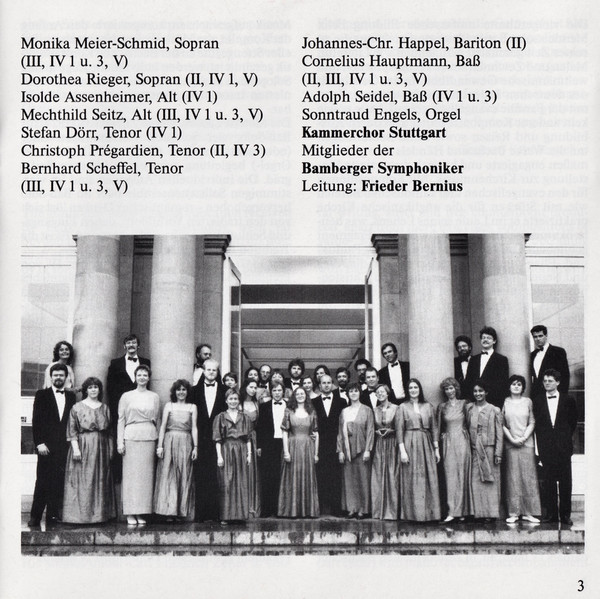 Felix Mendelssohn-Bartholdy – Kammerchor Stuttgart, Mitglieder Der Bamberger Symphoniker*, Frieder Bernius-4