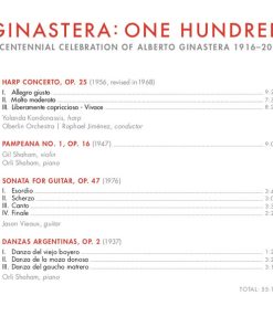 Alberto Ginastera, Gil Shaham, Yolanda Kondonassis, Jason Vieaux, Orli Shaham, Oberlin College Conservatory Orchestra-2