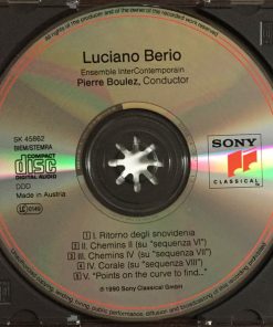 Luciano Berio - Pierre Boulez, Ensemble InterContemporain-2