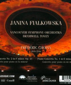 Chopin* - Janina Fialkowska, Vancouver Symphony Orchestra, Bramwell Tovey-1