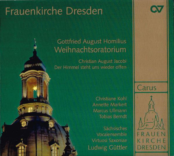 Gottfried August Homilius - Dresdner Kreuzchor / Dresdner Barockorchester / Ludwig Güttler-0